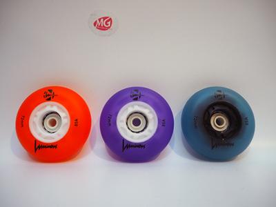 Roues Luminous 72mm - Lot de 6