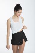 Jupette de patinage Strass - Noir