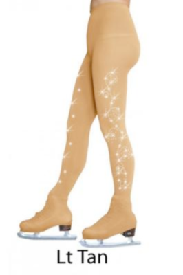 Collants de patinage couvre-patins strass - Chloé Noel