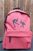 Sac à Dos - Rouge - Patineuses Pailletées noires
