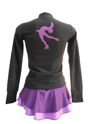 Veste technique doublée polaire - Pirouette Cambrée Violette