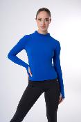 Tee Shirt Col montant Intermezzo bleu 6618