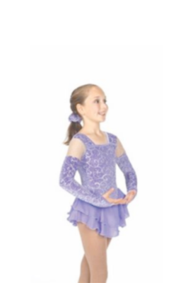 Tunique de patinage - Powder Purple Dress