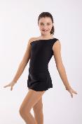 Tunique de patinage Asymétrique - Noir - 31681