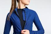 Veste technique doublée polaire - Marine