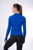 Tee Shirt Col montant Intermezzo bleu 6618