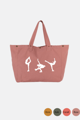 Sac cabas coton Patineuses