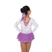 Tunique de patinage - Snow Violets Dress