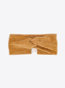 Bandeau velours camel