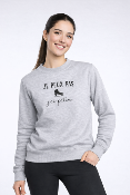 Sweat "J'peux pas j'ai patin"   - Gris