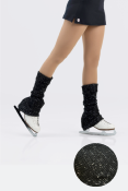 Guêtre Danse Noir Lurex