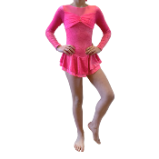 Tunique de patinage - Cinderella Rose