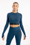 Crop Top Bleu Canard