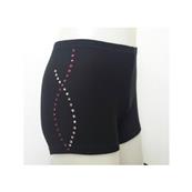 Short  strass - Crystal et Fuchsia