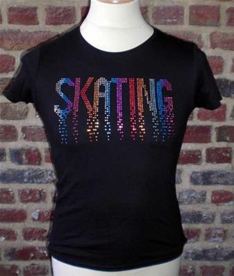 Tee Shirt - Skating - Strass