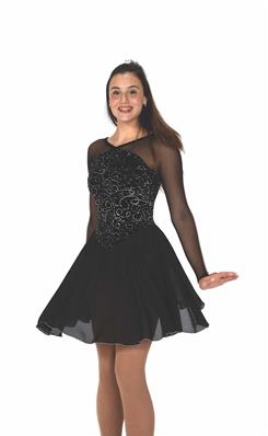 Tunique de patinage - North Wind Waltz Dress - Black Onyx