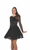 Tunique de patinage - North Wind Waltz Dress - Black Onyx