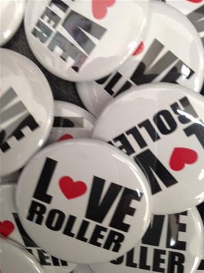 Badge Love Roller - Lot de 48 badges