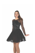 Tunique de patinage - North Wind Waltz Dress - Black Onyx