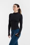 Tee Shirt Col montant Intermezzo noir 6618