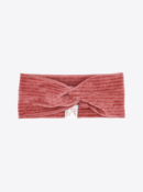 Bandeau velours framboise