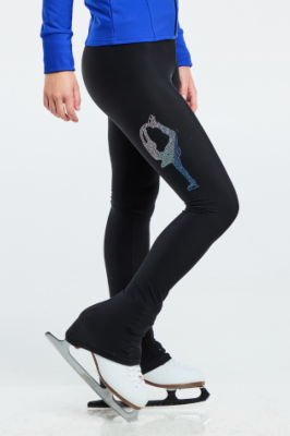 Pantalon de patinage - Biellmann bleu dégradé