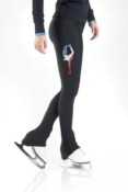 Pantalon de patinage - Biellmann bleu blanc rouge