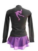 Veste technique doublée polaire - Pirouette Cambrée Violette