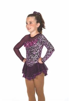 Tunique de patinage - Aubergine Elegance Dress