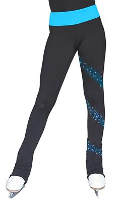Pantalon Spiral Strass - Turquoise