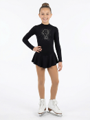 Tunique de patinage - Doublée polaire Strass