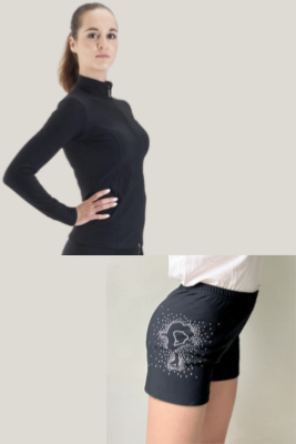 Ensemble Veste Short Mimi Style - Noir