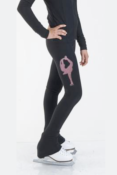 Pantalon de patinage - Biellmann Rose Strass