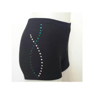 Short à strass - Crystal et Turquoise