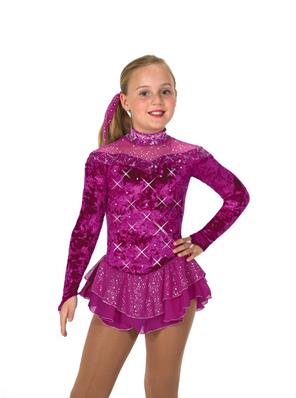 Tunique de patinage - Crystalline Dress - Dark Fuchsia