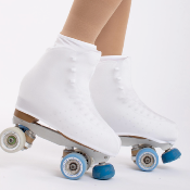 Couvre-patins lycra - Blanc