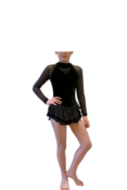 Tunique de patinage - Jet Black Starshine Dress