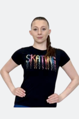 Tee Shirt - Skating - Strass