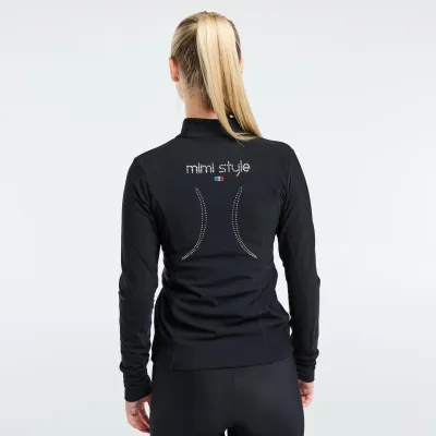 Veste technique doublée polaire Angel - Noir